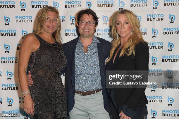 Claudine Deniro, Founder & Chief Butler of Photo Butler, Andy Goldfarb, and Anna Rothschild attend Rosario Dawson Hosts The Launch Of Photo Butler At...