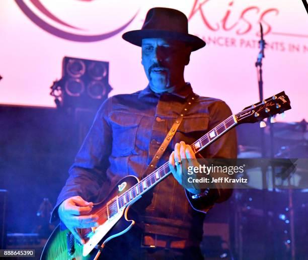 Dave Kushner of The Hellcat Saints performs onstage during the 2017 Rhonda's Kiss Benefit Concert at Hollywood Palladium on December 8, 2017 in Los...