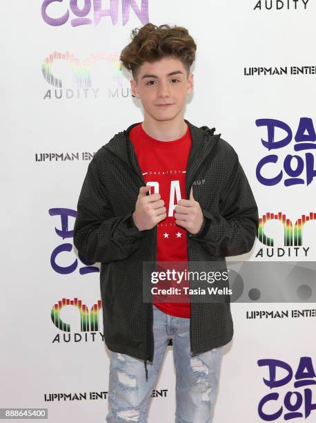 Mikey Tua at Dani Cohn's Single Release Party for #FixYourHeart on December 8, 2017 in Burbank, California.