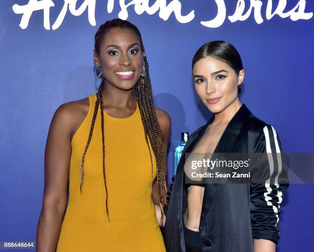 Issa Rae and Olivia Culpo attend the 8th Annual Bombay Sapphire Artisan Series Finale Hosted By Issa Rae at Villa Casa Casuarina on December 8, 2017...