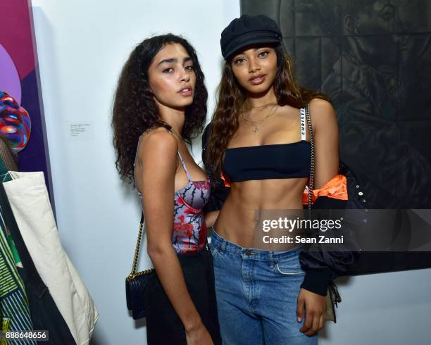 Raven Lyn and Danielle Herrington attend the 8th Annual Bombay Sapphire Artisan Series Finale Hosted By Issa Rae at Villa Casa Casuarina on December...