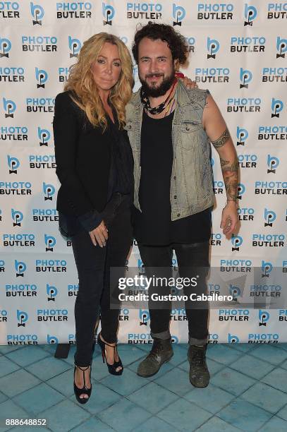 Anna Rothschild and artist Tiago Magro attend Rosario Dawson Hosts The Launch Of Photo Butler At Art Basel With Anna Rothschild And Claudine De Niro...