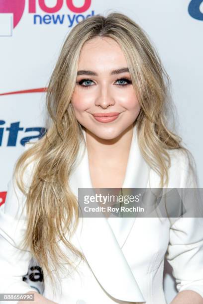 Sabrina Carpenter attends Z100's iHeartRadio Jingle Ball 2017 at Madison Square Garden on December 8, 2017 in New York City.