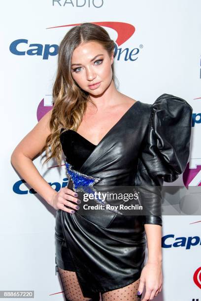 Erika Costell attends Z100's iHeartRadio Jingle Ball 2017 at Madison Square Garden on December 8, 2017 in New York City.