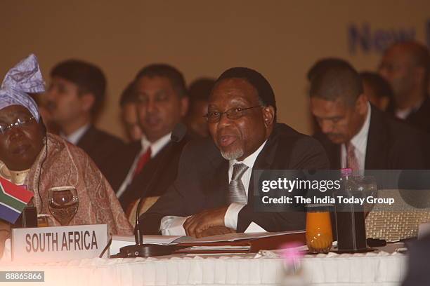 View of the third India-Brazil-South Africa summit dialogue forum in New Delhi, India on connectivity through transport