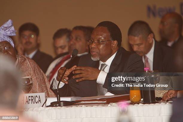 View of the third India-Brazil-South Africa summit dialogue forum in New Delhi, India on connectivity through transport