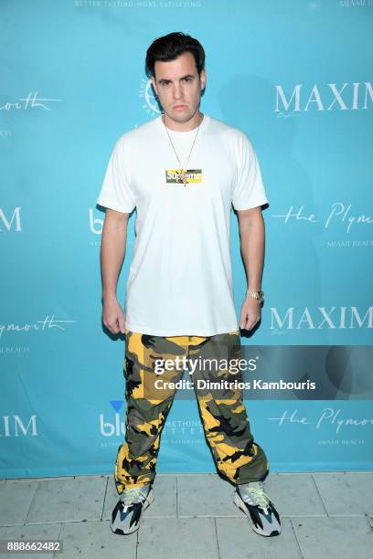 Rob Hepler attends the Maxim December Miami Issue Party Presented by blu on December 8, 2017 in Miami Beach, Florida.