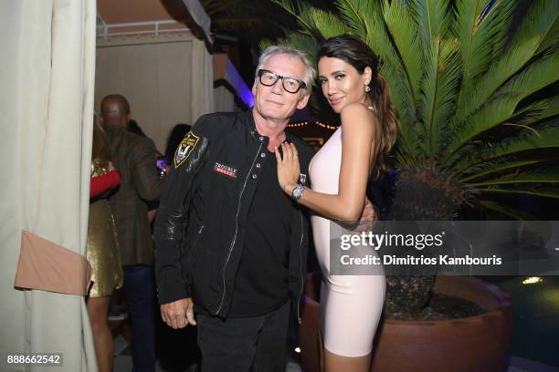 Celisa Franco and guest attend the Maxim December Miami Issue Party Presented by blu on December 8, 2017 in Miami Beach, Florida.