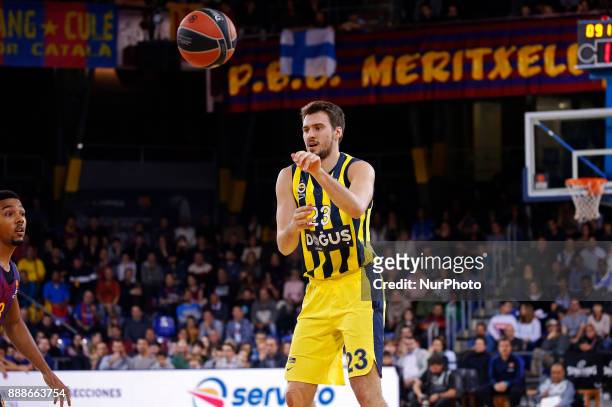 Marko Guduric during the match between FC Barcelona v Fenerbahce corresponding to the week 11 of the basketball Euroleague, in Barcelona, on December...