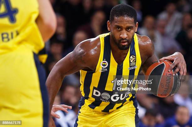 Brad Wanamaker during the match between FC Barcelona v Fenerbahce corresponding to the week 11 of the basketball Euroleague, in Barcelona, on...