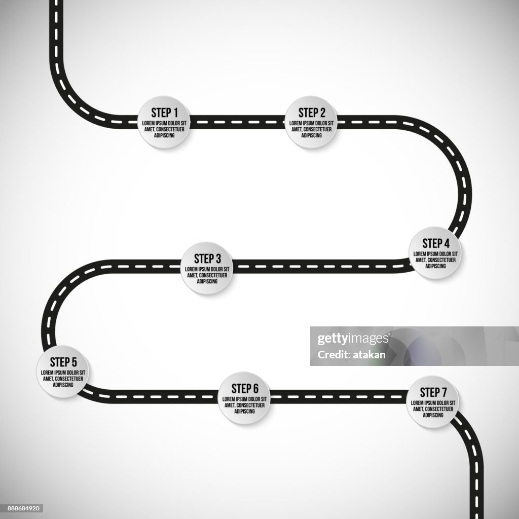 Road Path Graph Vector Road Graph Templates High-Res Vector Graphic - Getty Images