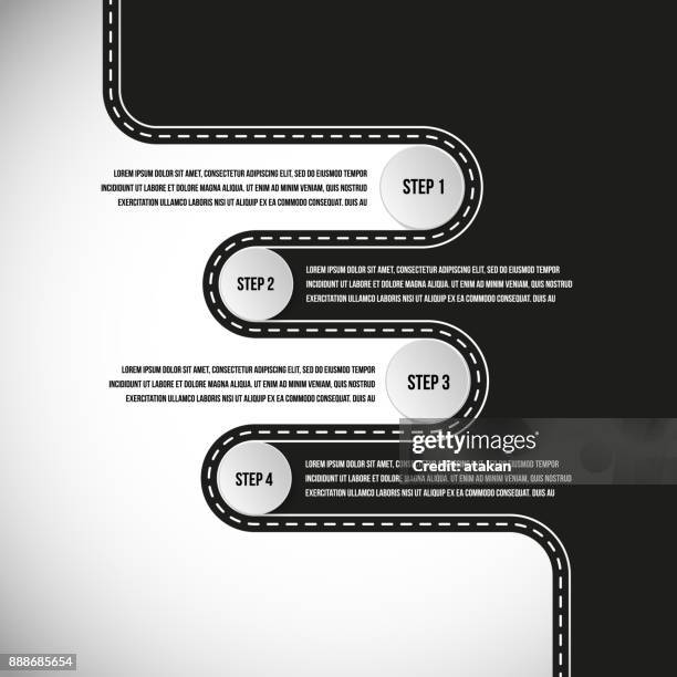 Path Progress Infographic Photos and Premium High Res Pictures - Getty ...