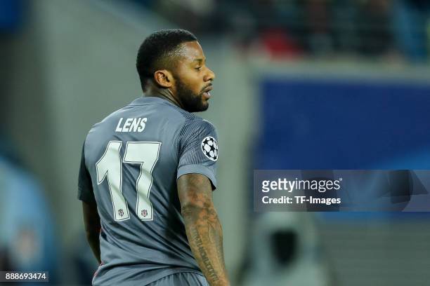 Jeremain Lens of Besiktas looks on during the UEFA Champions League group G soccer match between RB Leipzig and Besiktas at the Leipzig Arena in...