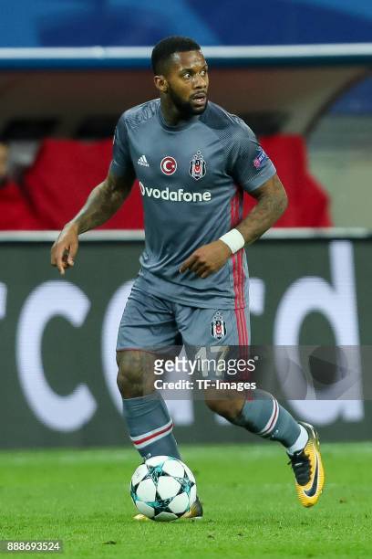 Jeremain Lens of Besiktas controls the ball during the UEFA Champions League group G soccer match between RB Leipzig and Besiktas at the Leipzig...