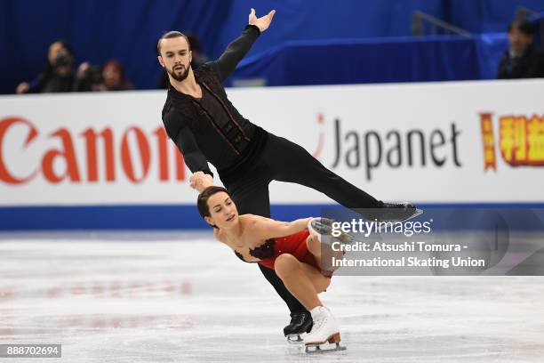 Ksenia Stolbova and Fedor Klimov of Russia compete in the Pairs free skating during the ISU Junior & Senior Grand Prix of Figure Skating Final at...