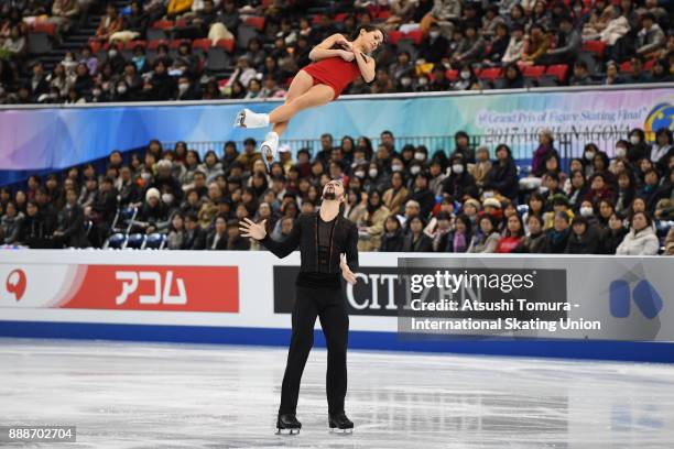 Ksenia Stolbova and Fedor Klimov of Russia compete in the Pairs free skating during the ISU Junior & Senior Grand Prix of Figure Skating Final at...