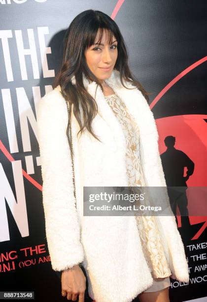 Actress Tehmina Sunny arrives for the Premiere Of "And The Winner Isn't" at Laemmle Music Hall on December 8, 2017 in Beverly Hills, California.