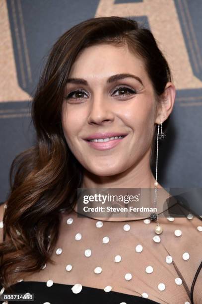 Lili Mirojnick attends 'The Greatest Showman' World Premiere aboard the Queen Mary 2 at the Brooklyn Cruise Terminal on December 8, 2017 in the...