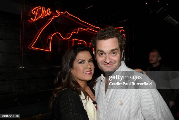 Rebekah Del Rio and Josh Eisenstadt attend Showtime's "Twin Peaks" Roadhouse Pop Up and Red Room Gift Shop on December 8, 2017 in Los Angeles,...