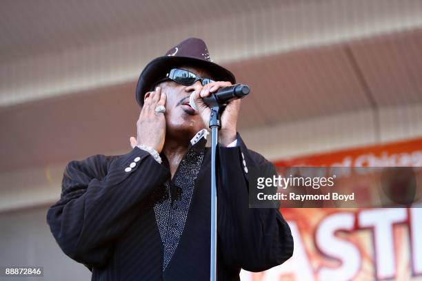 Singer Charlie Wilson performs in Grant Park in Chicago, Illinois on JUNE 26, 2009.