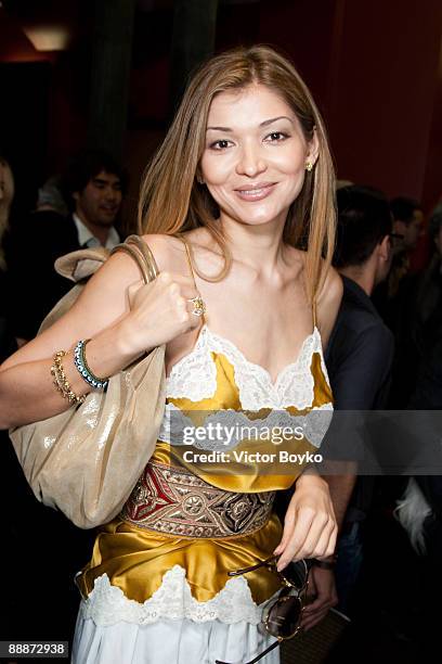 Gulnara Karimova attends a launch of the book "Russian Style" by Evelina Khromtchenko on July 6, 2009 in Paris, France.