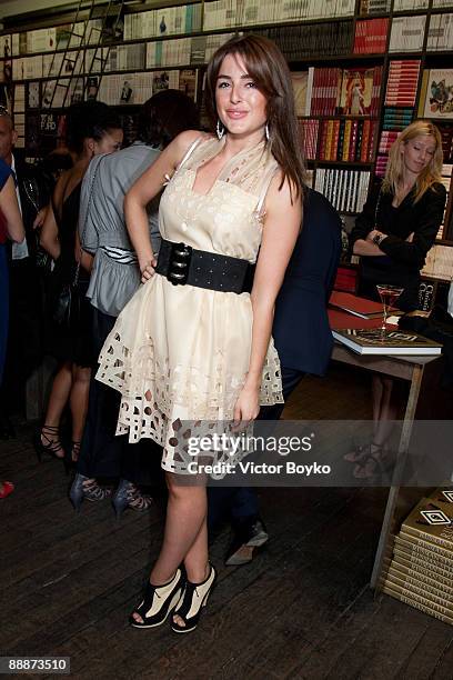 Katya Gaydamak attends a launch of the book "Russian Style" by Evelina Khromtchenko on July 6, 2009 in Paris, France.