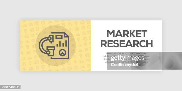 market research web banner - user flow chart stock illustrations