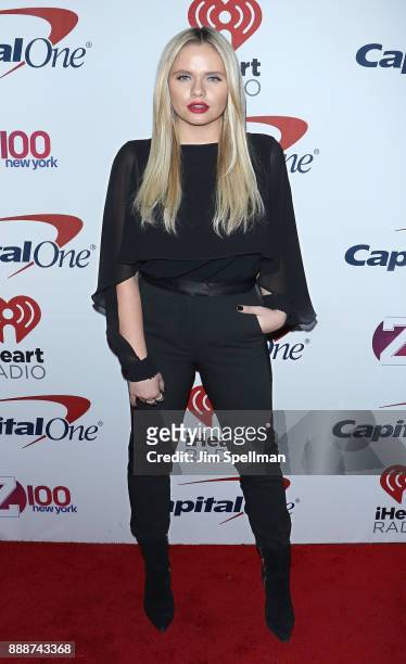 Alli Simpson attends the Z100's iHeartRadio Jingle Ball 2017 at Madison Square Garden on December 8, 2017 in New York City.