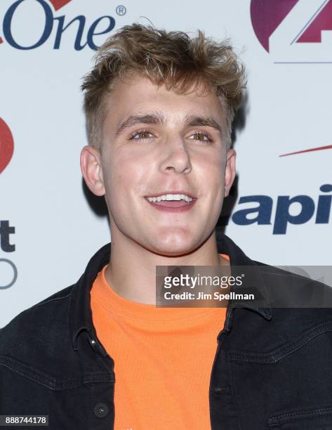 Actor Jake Paul attends the Z100's iHeartRadio Jingle Ball 2017 at Madison Square Garden on December 8, 2017 in New York City.