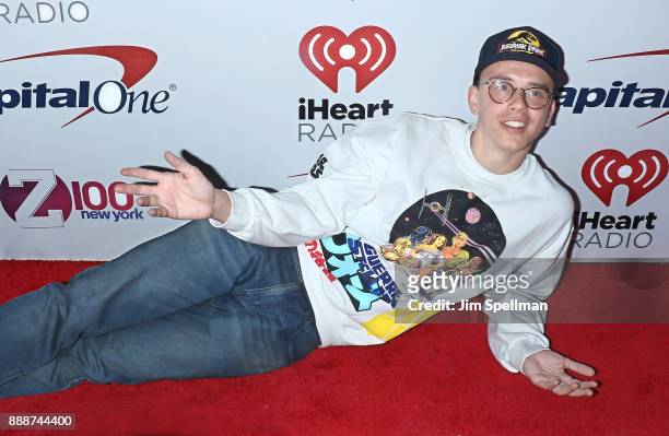 Rapper Logic attends the Z100's iHeartRadio Jingle Ball 2017 at Madison Square Garden on December 8, 2017 in New York City.