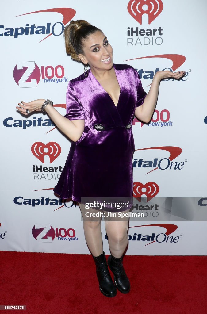 Shelley Rome Radio personality Shelley Rome attends the Z100's iHeartRadio Jingle ...