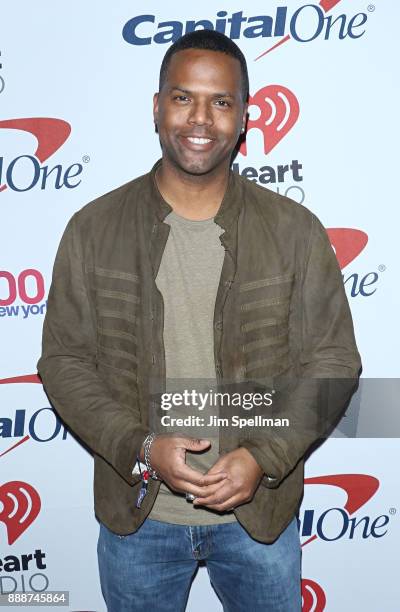 Personality A. J. Calloway attends the Z100's iHeartRadio Jingle Ball 2017 at Madison Square Garden on December 8, 2017 in New York City.