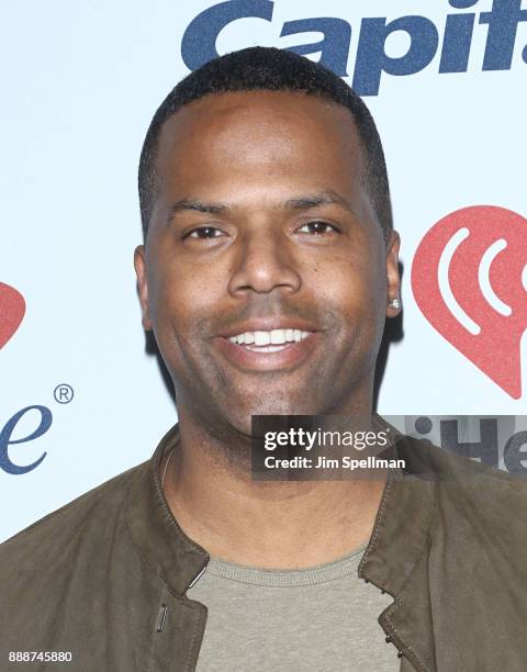 Personality A. J. Calloway attends the Z100's iHeartRadio Jingle Ball 2017 at Madison Square Garden on December 8, 2017 in New York City.