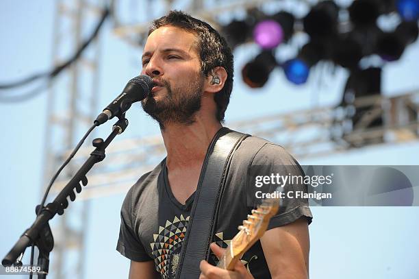 Sam Roberts performs during Day 4 of the 2009 Rothbury Music Festival on July 5, 2009 in Rothbury, Michigan.