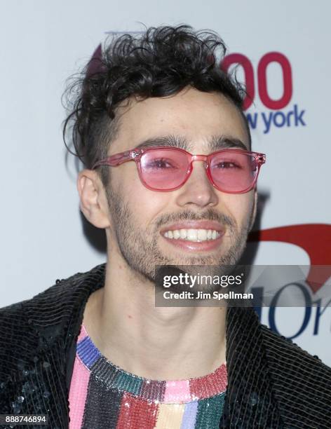 Actor Max Schneider attends the Z100's iHeartRadio Jingle Ball 2017 at Madison Square Garden on December 8, 2017 in New York City.