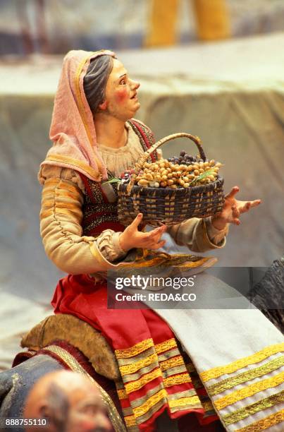 Christmas Crib. Naples. Campania. Italy.