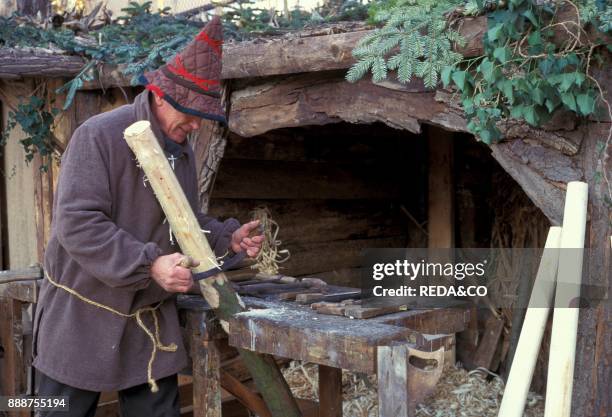 Living Christmas Crib. Dolo. Italy.