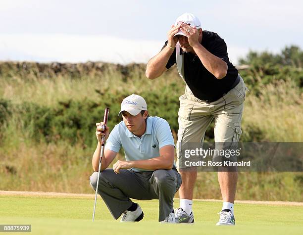 Ian Walley during local final qualifing for the 2009 Open Championship at Kilmarnock on July 7, 2009 in Troon, Scotland.