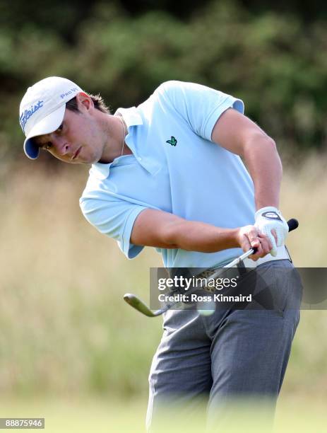 Ian Walley during local final qualifing for the 2009 Open Championship at Kilmarnock on July 7, 2009 in Troon, Scotland.