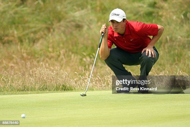 James Byrne of Scotland during local final qualifing for the 2009 Open Championship at Western Gailes Golf Club on July 7, 2009 in Irvine, Scotland.