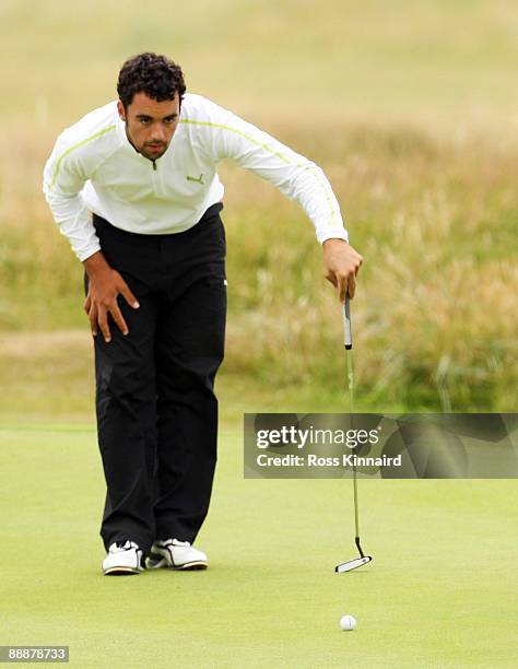 Zane Scotland of England during local final qualifing for the 2009 Open Championship at Western Gailes Golf Club on July 7, 2009 in Irvine, Scotland.