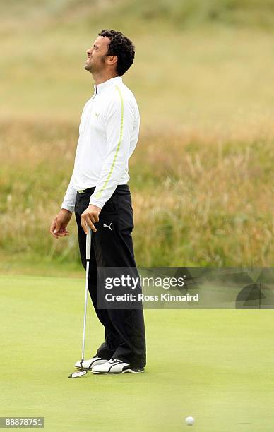 Zane Scotland of England during local final qualifing for the 2009 Open Championship at Western Gailes Golf Club on July 7, 2009 in Irvine, Scotland.