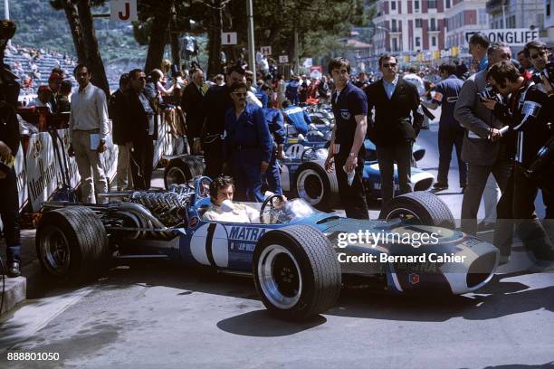Jean-Pierre Beltoise, Matra MS11, Grand Prix of Monaco, Circuit de Monaco, 26 May 1968. The 1968 Monaco Grand Prix saw the first appearance of the...