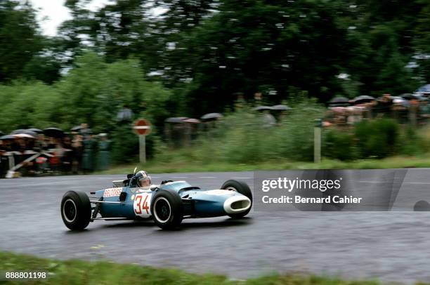 Jean-Pierre Beltoise, Matra-Ford MS5, Grand Prix of Germany, Nurburgring, 07 August 1966. Formula 2 cars were allowed to race in the 1966 German...