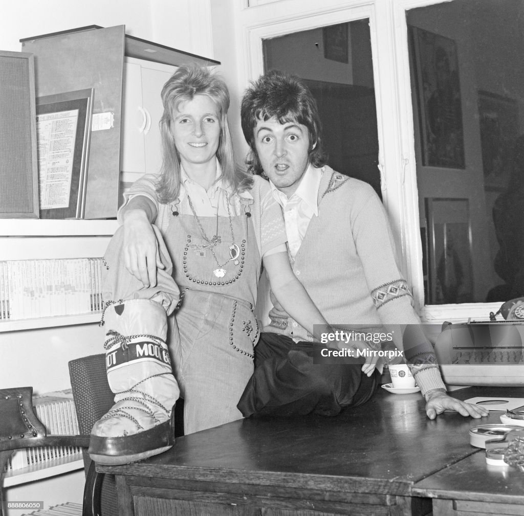 Paul and Linda McCartney in 1973