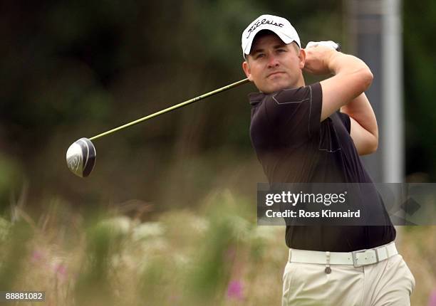 Paul Maddy of Gog Magog during local final qualifing for the 2009 Open Championship at Glasgow Gales Links on July 7, 2009 in Irvine, Scotland.