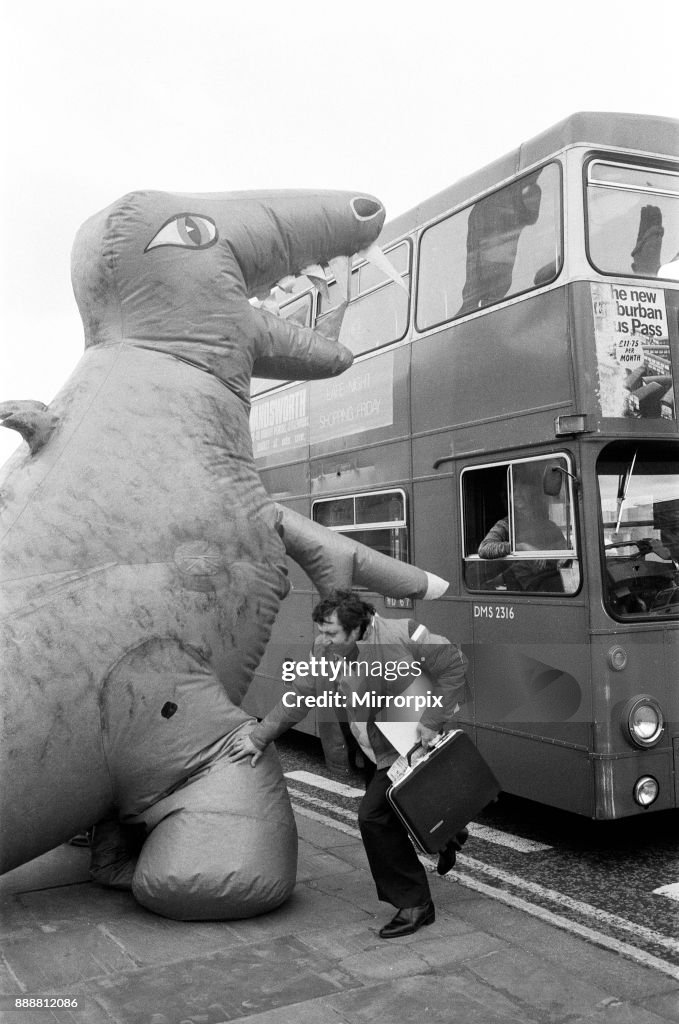 Dinosaurs in London, 1979