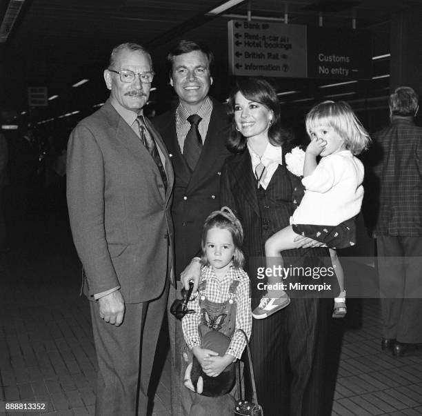 Film actor Robert Wagner and his wife Natalie Wood arrived at Heathrow Airport from Los Angeles with their children Courtney and Natasha . Courtney...