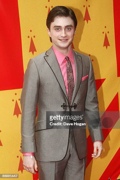 Daniel Radcliffe attends the world premiere of 'Harry Potter and the Half Blood Prince' held at the Odeon Leicester Square on July 7, 2009 in London,...