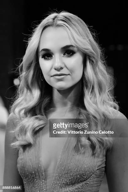 Madison Iseman attends the 'Jumanji: Welcome to the Jungle' on day four of the 14th annual Dubai International Film Festival held at the Madinat...